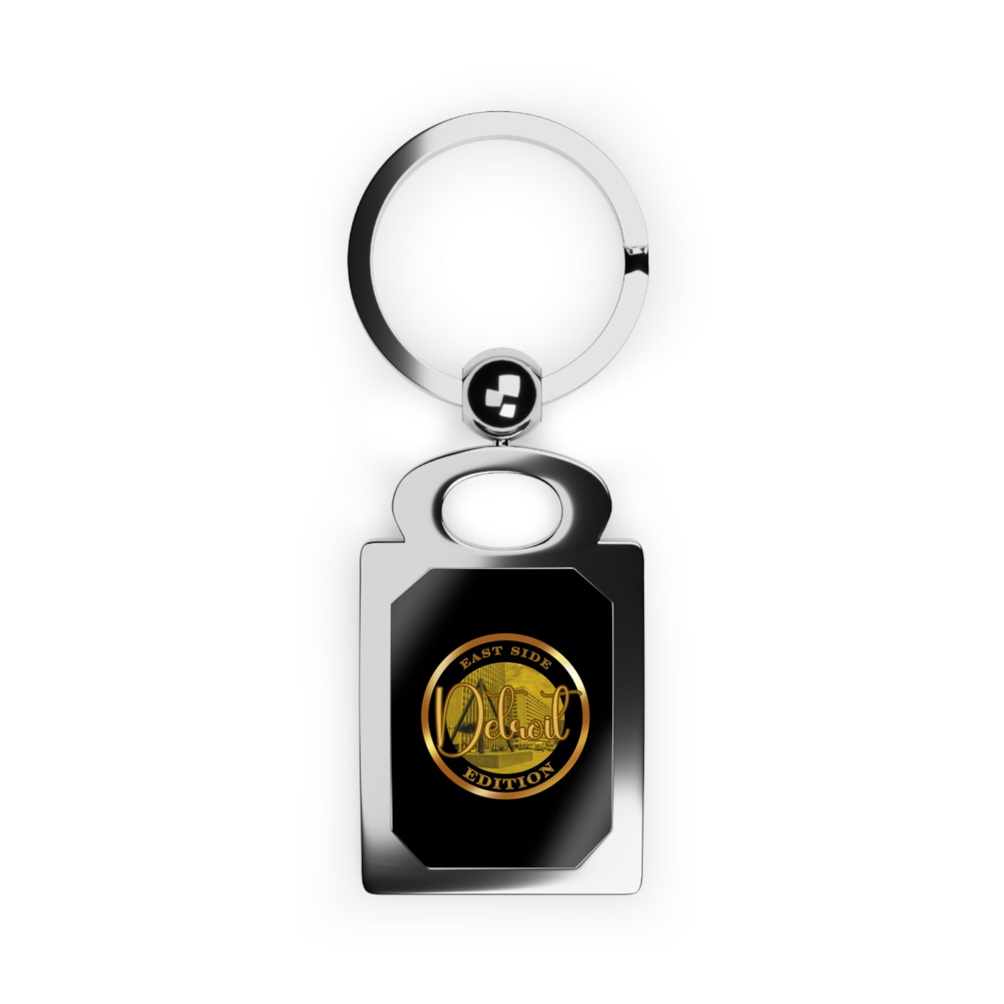 East Side Rectangle Photo Keyring