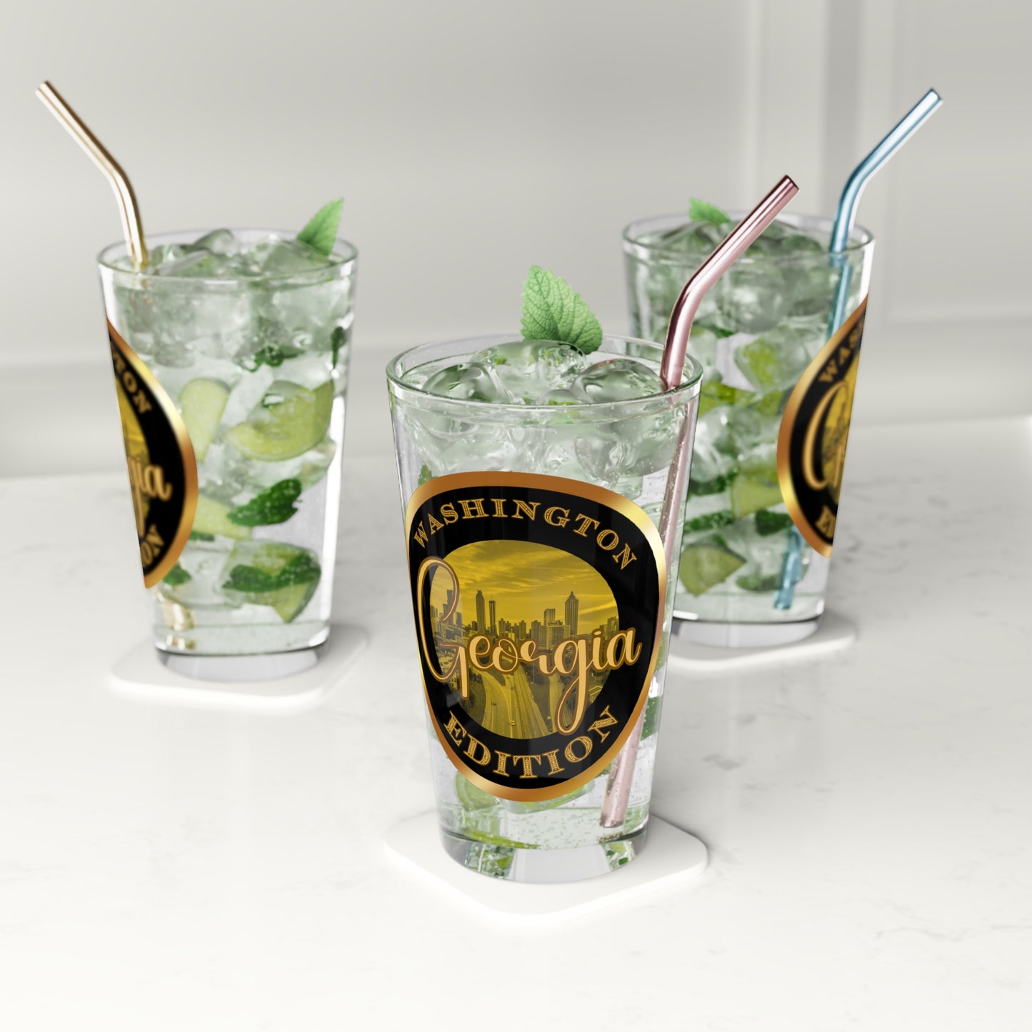 Washington Pint Glass, 16oz