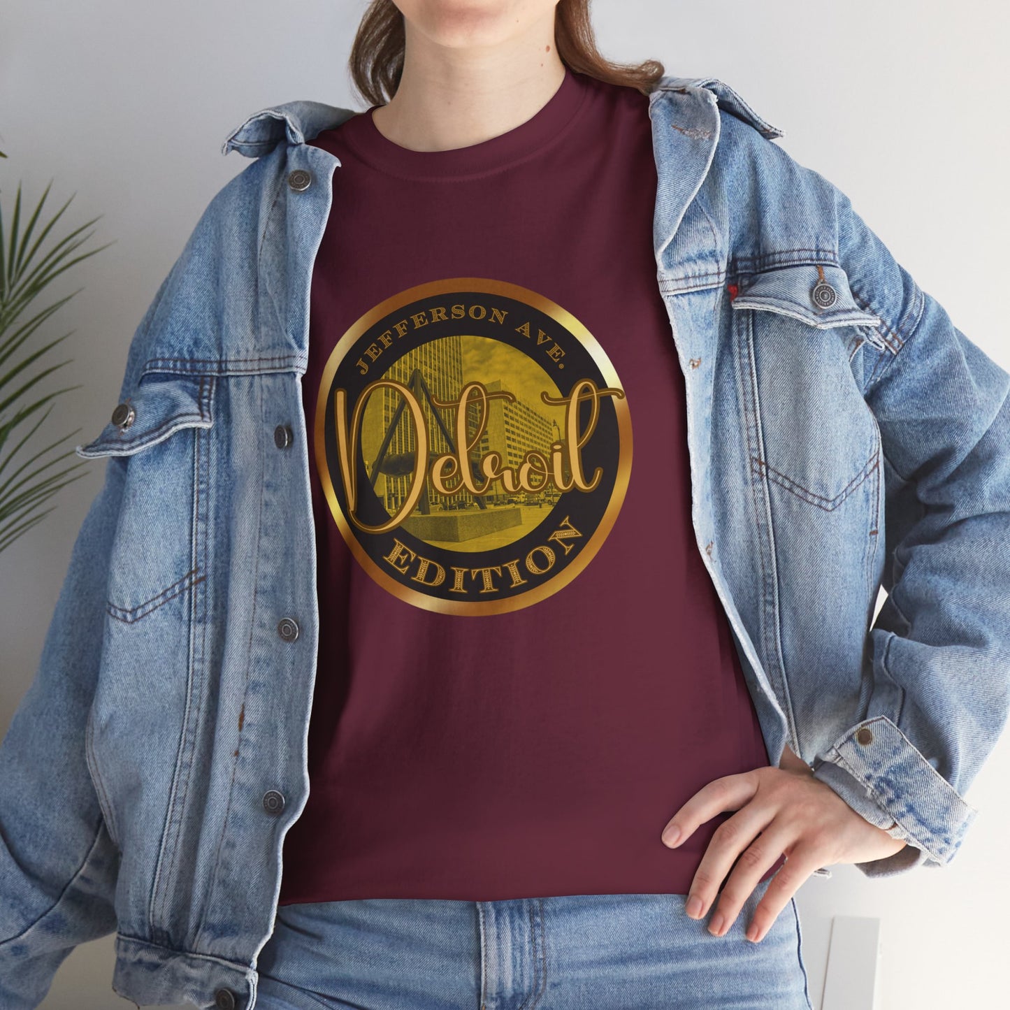 Jefferson Avenue Unisex Heavy Cotton Tee