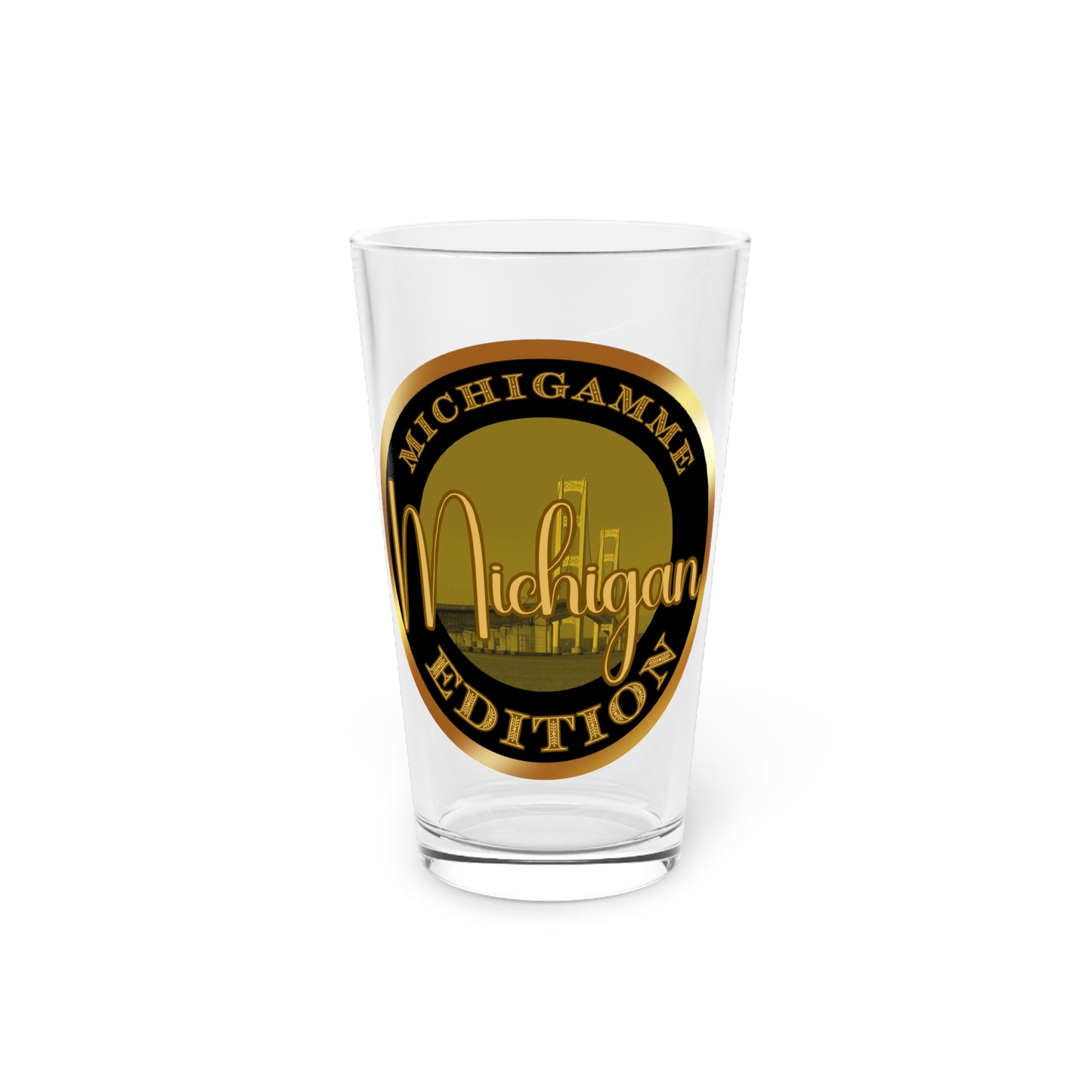 Michigamme Pint Glass, 16oz