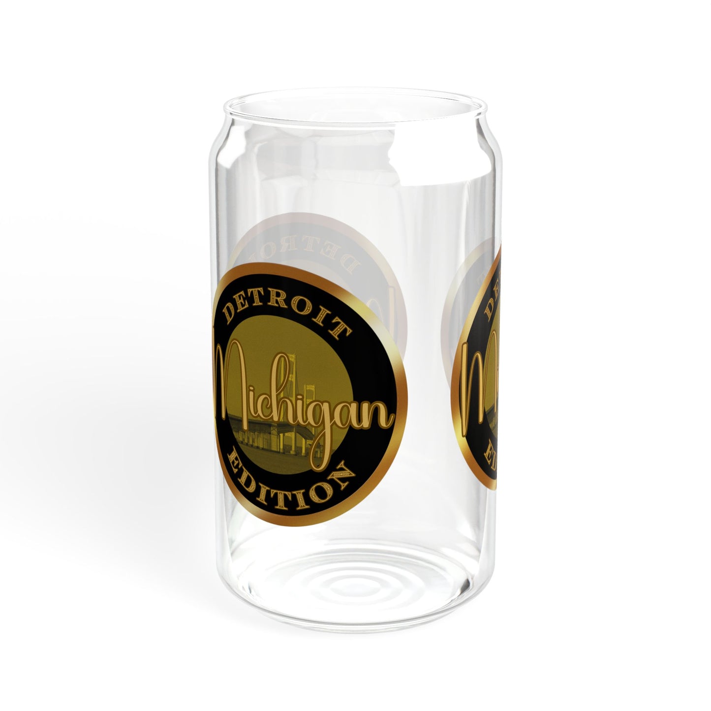 Detroit Sipper Glass, 16oz