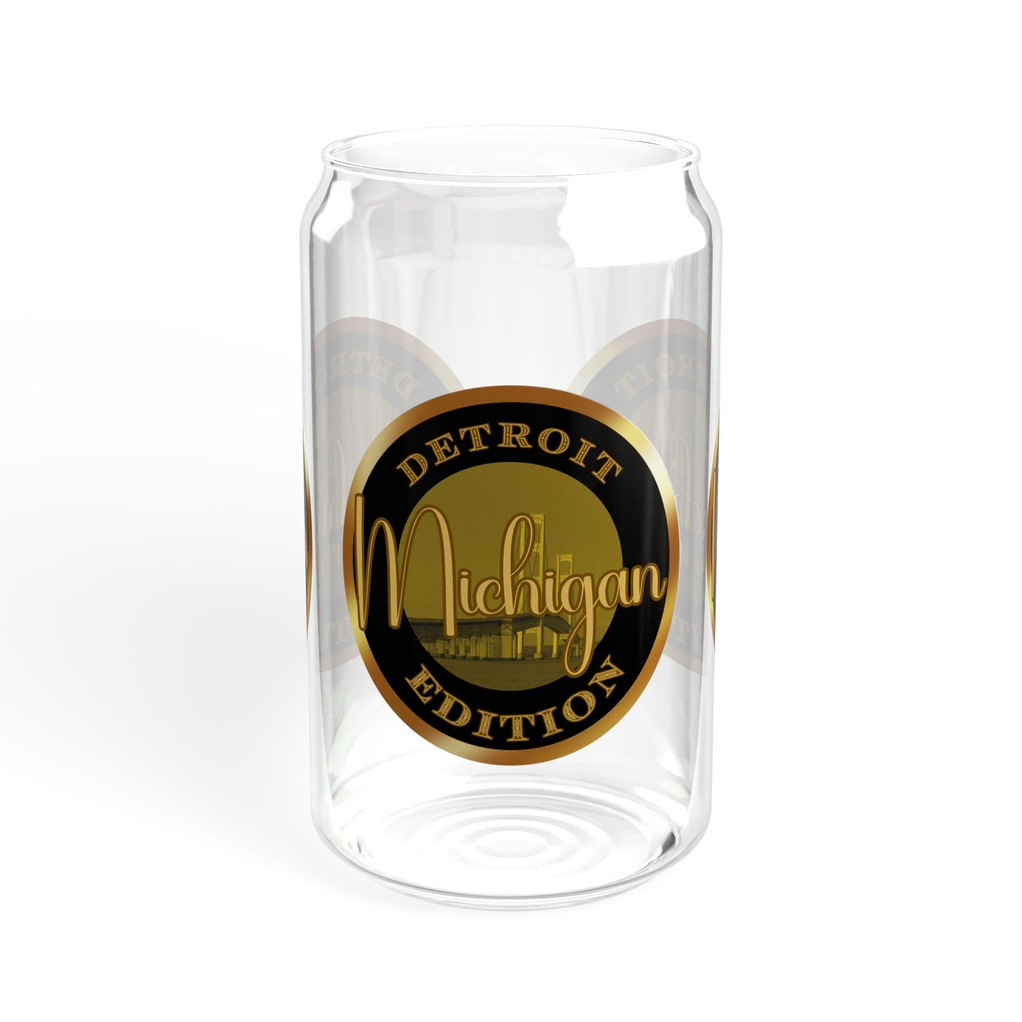 Detroit Sipper Glass, 16oz