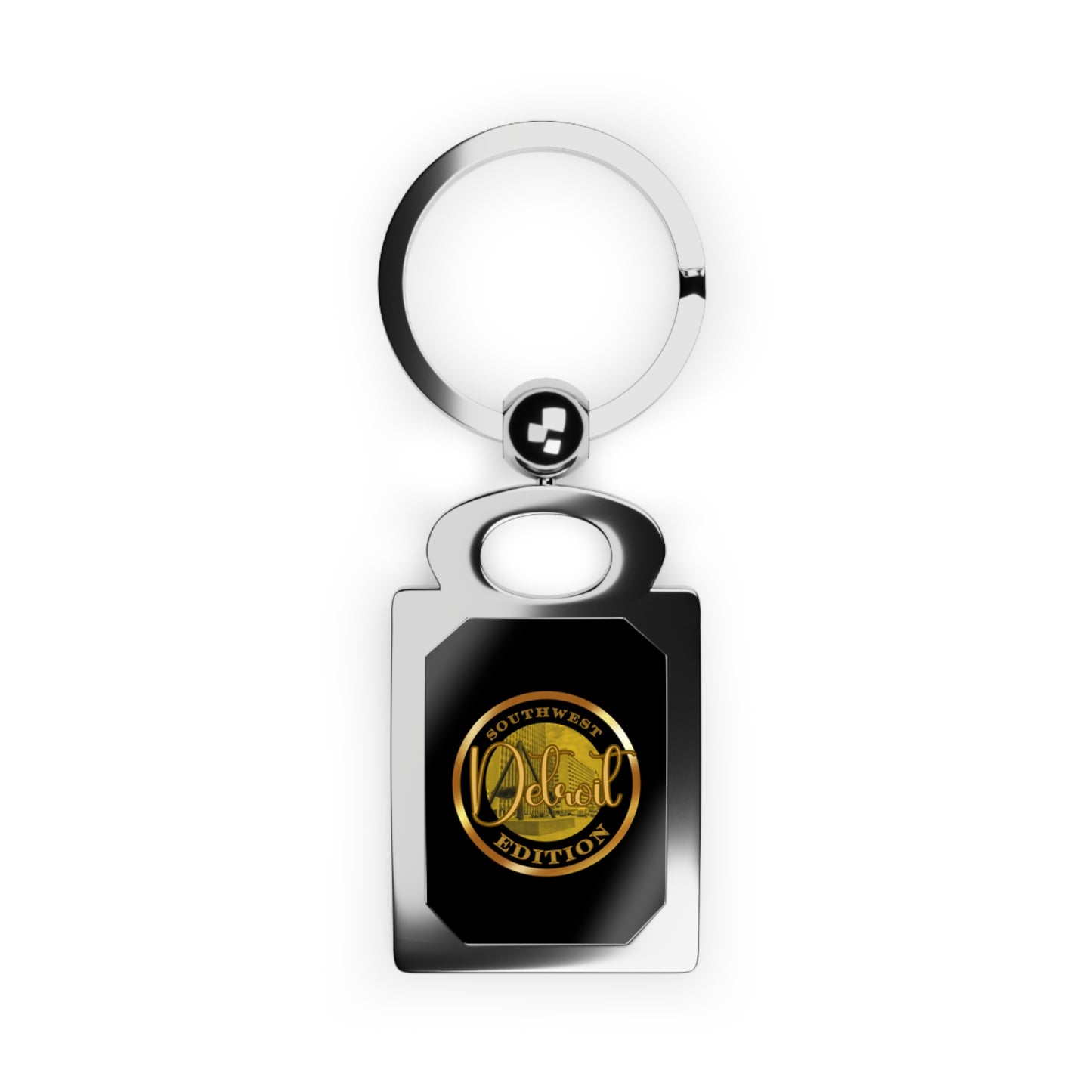 Southwest Rectangle Photo Keyring