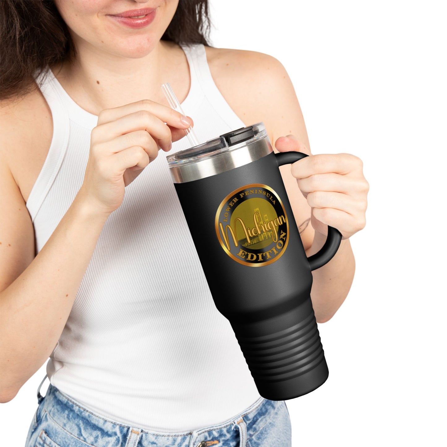 Lower Peninsula Insulated Travel Mug, 40oz