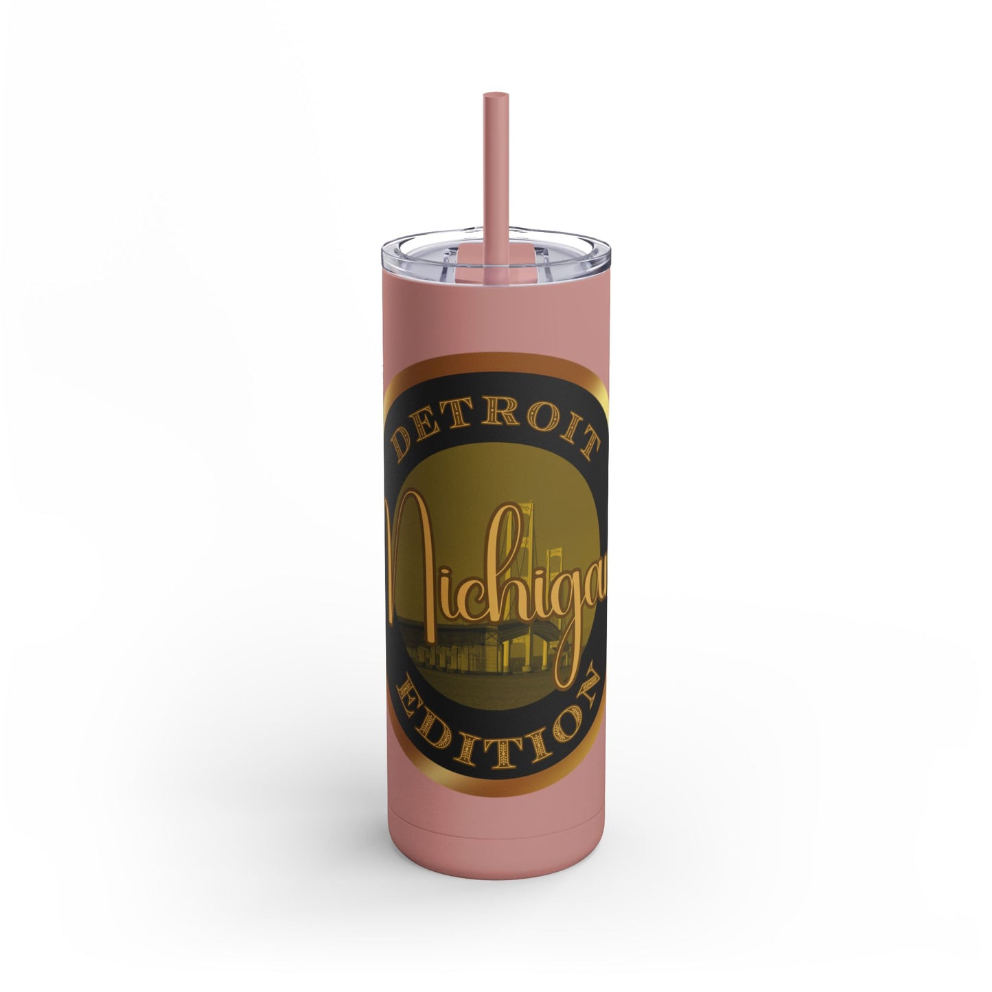 Detroit Maars Maker Skinny Matte Tumbler, 20oz