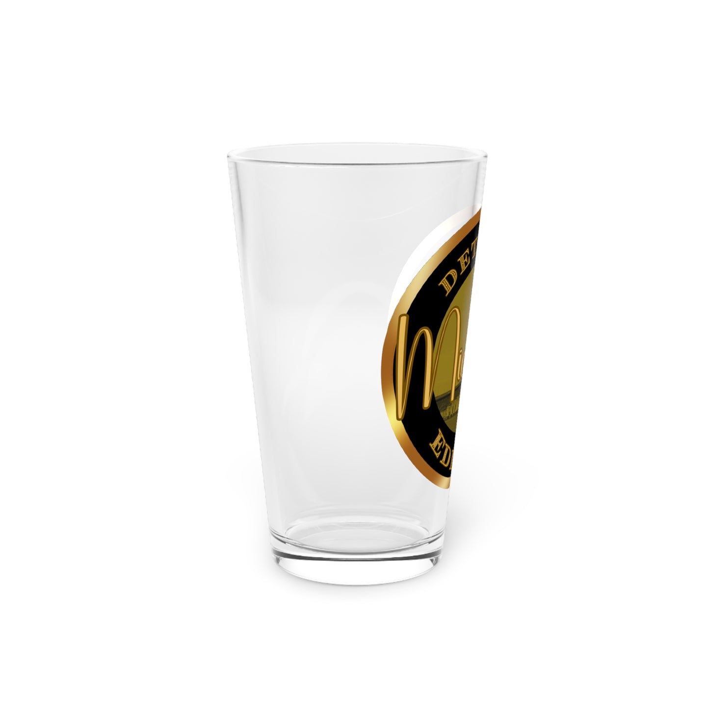 Detroit Pint Glass, 16oz