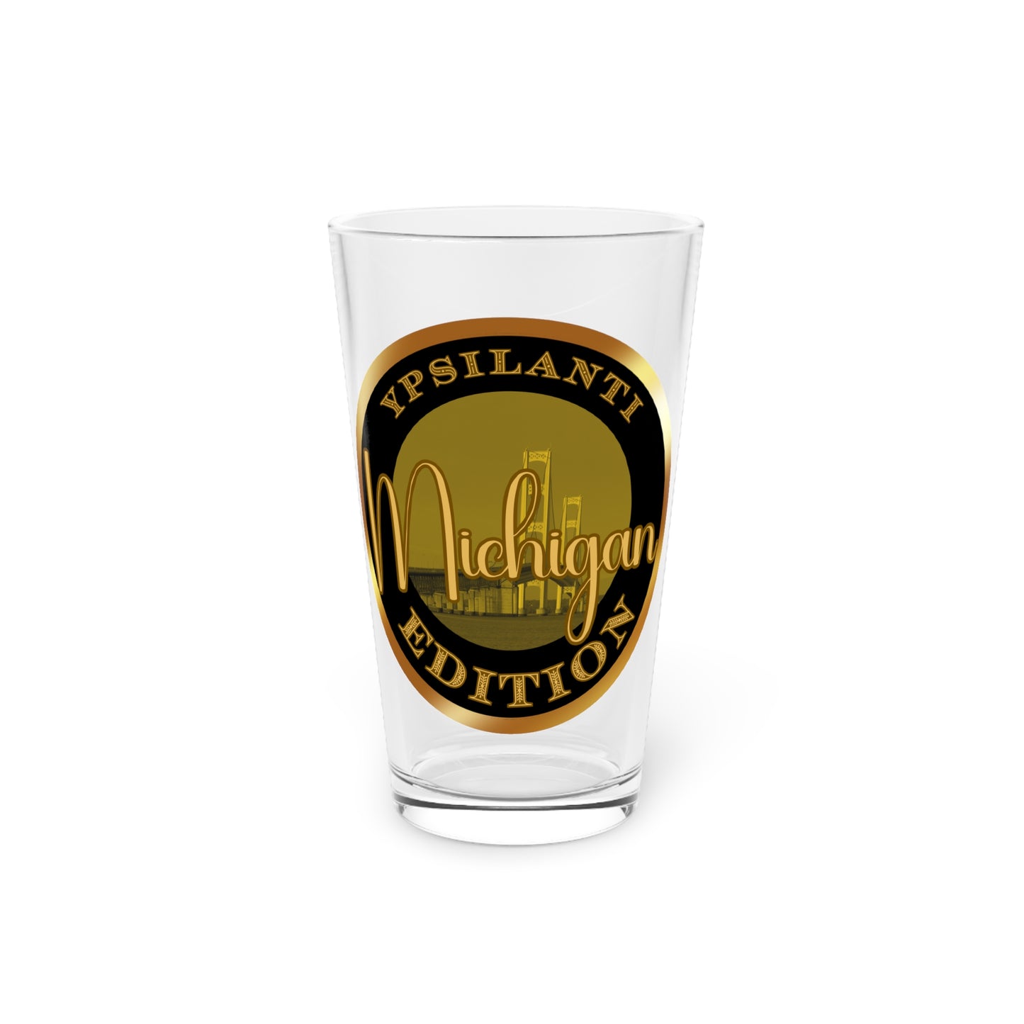 Ypsilanti Pint Glass, 16oz
