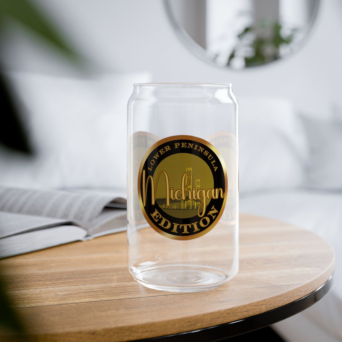 Lower Peninsula Sipper Glass, 16oz