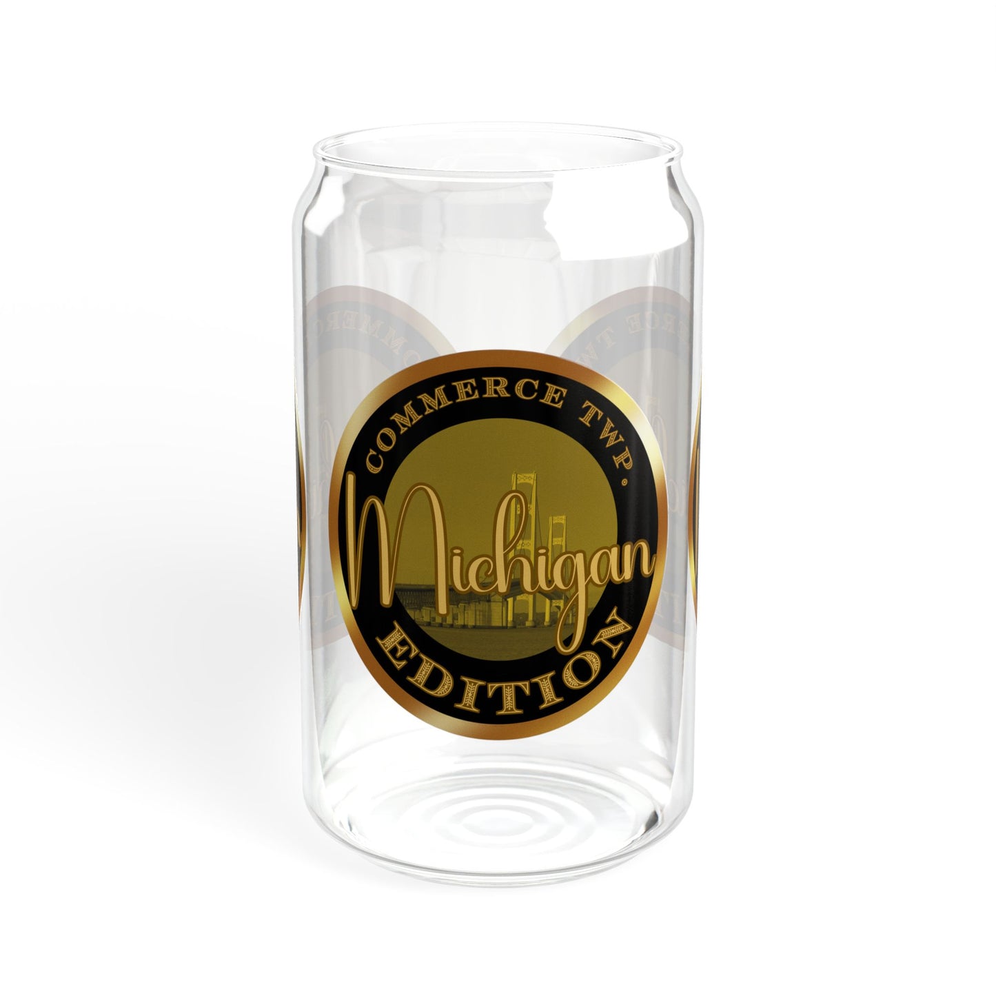 Commerce Twp. Sipper Glass, 16oz