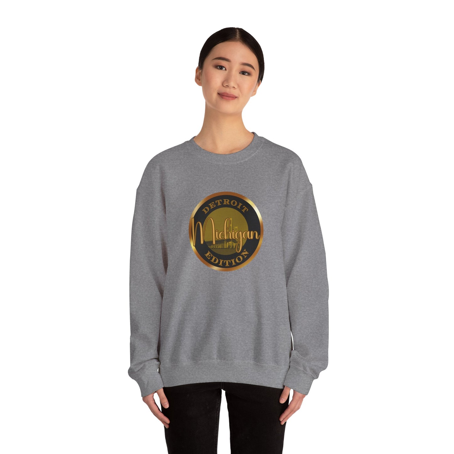 Detroit Unisex Heavy Blend™ Crewneck Sweatshirt
