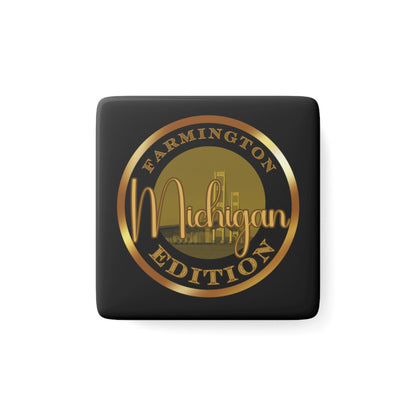 Farmington Porcelain Magnet, Square