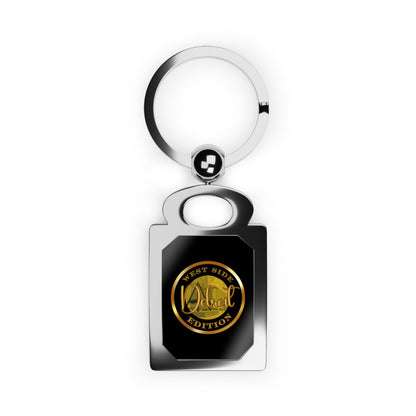 West Side Rectangle Photo Keyring