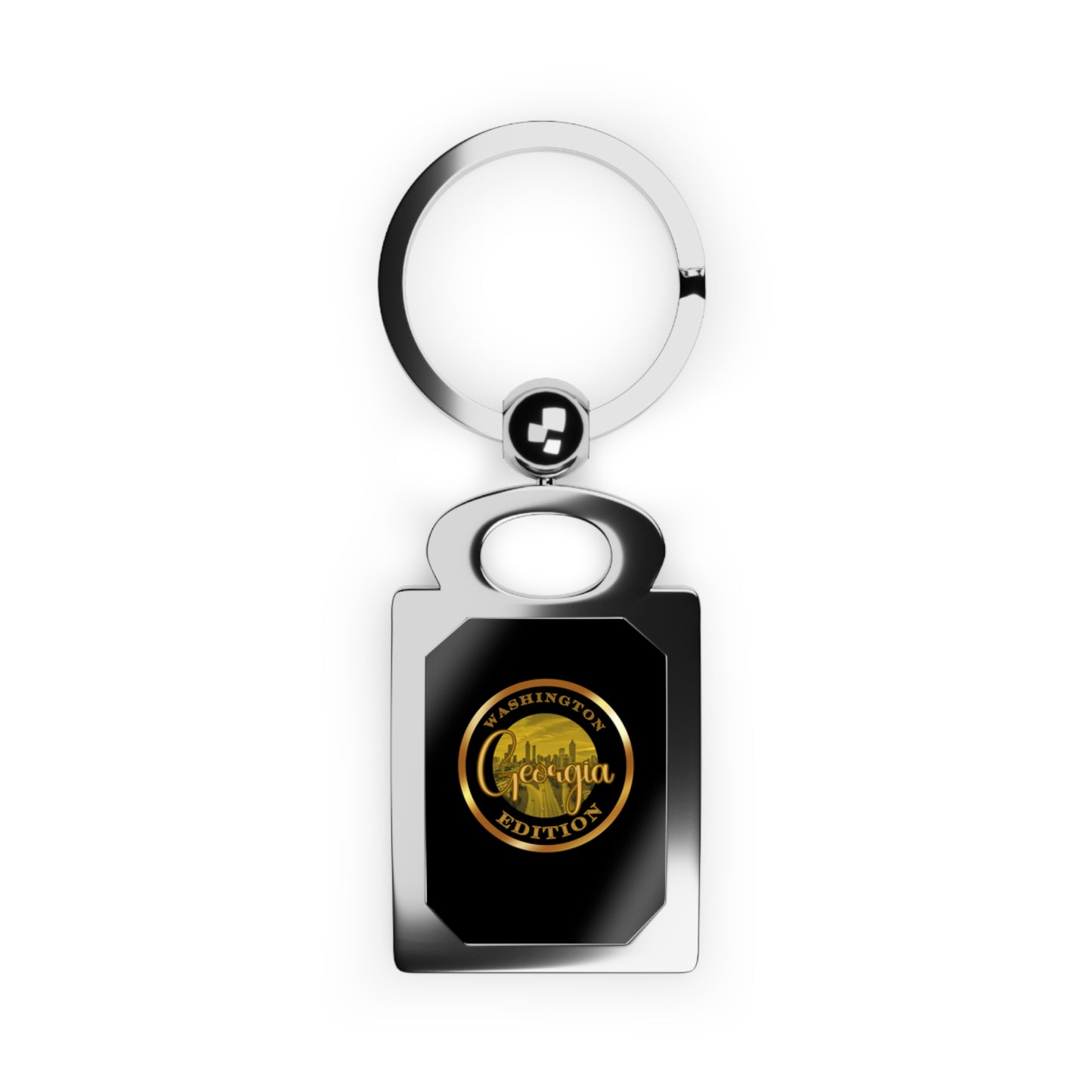 Washington Rectangle Photo Keyring