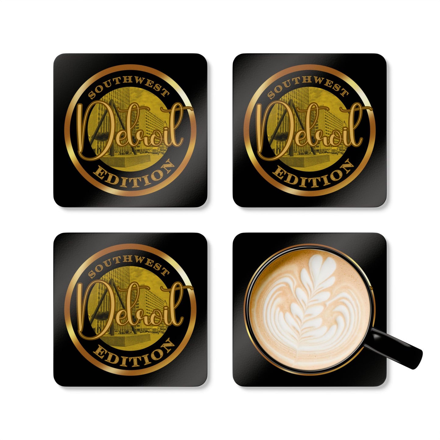 Southwest Corkwood Coaster Set