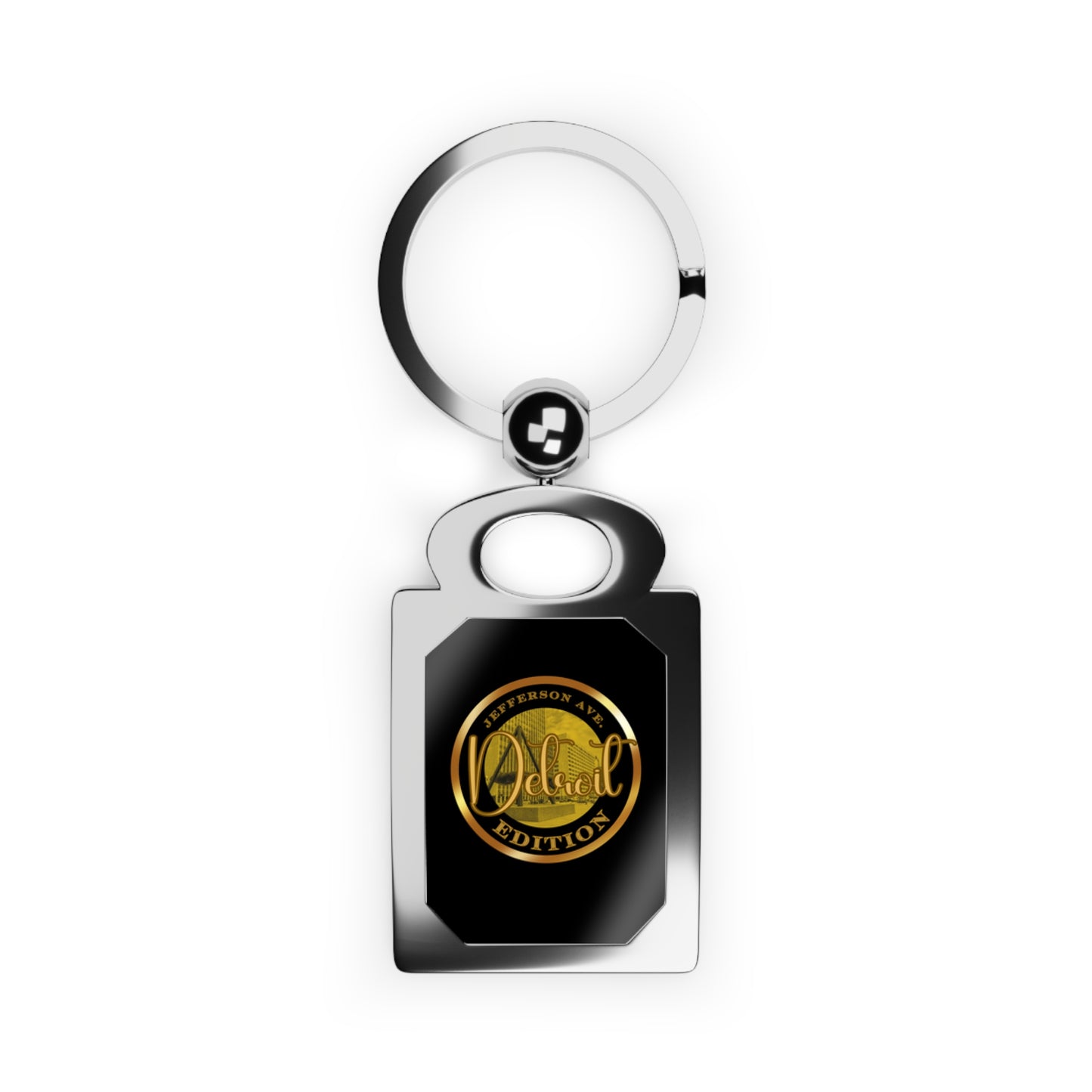 Jefferson Avenue Rectangle Photo Keyring