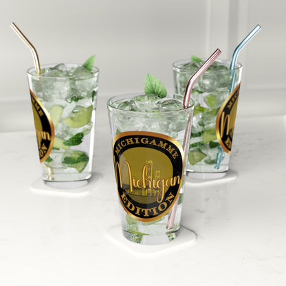 Michigamme Pint Glass, 16oz