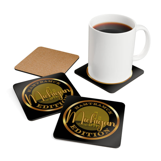 Hamtramck Corkwood Coaster Set