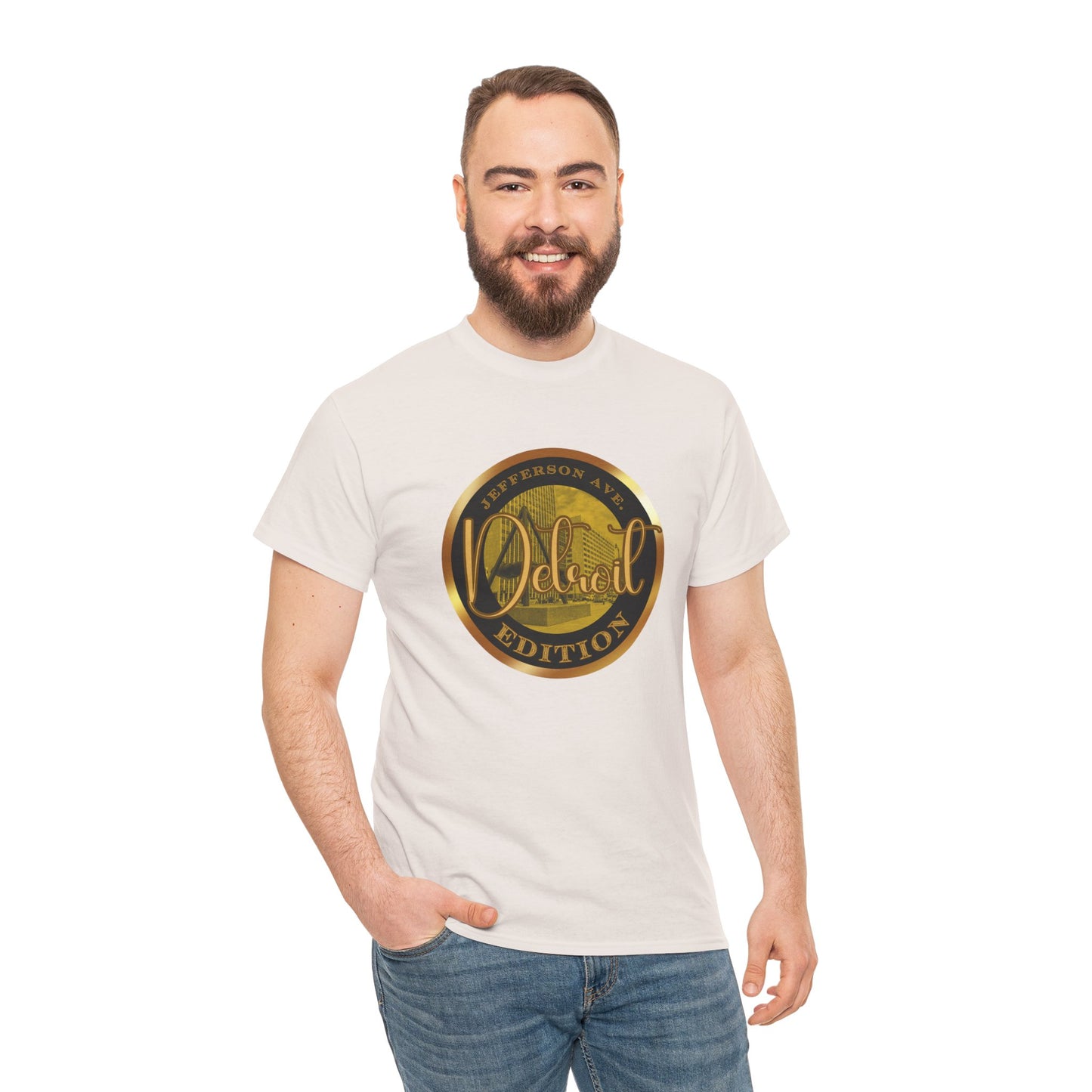 Jefferson Avenue Unisex Heavy Cotton Tee