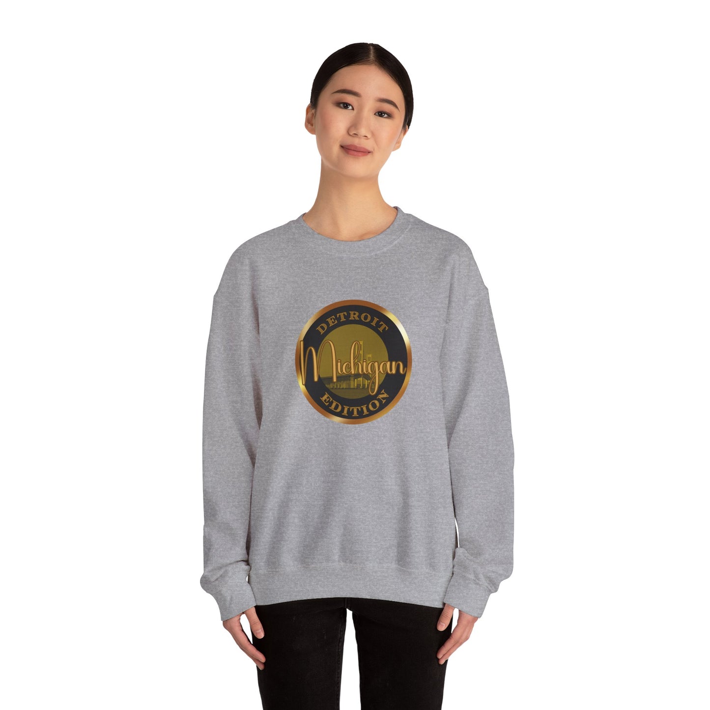 Detroit Unisex Heavy Blend™ Crewneck Sweatshirt