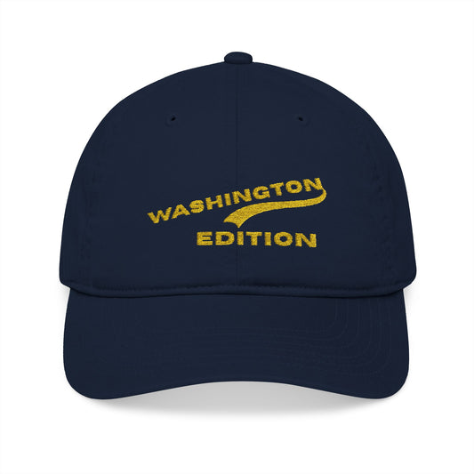 Washington Organic Baseball Cap (Embroidery)