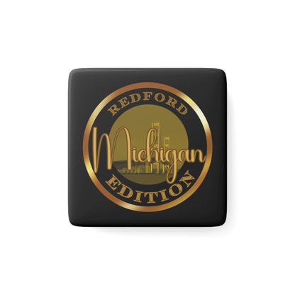 Redford Porcelain Magnet, Square