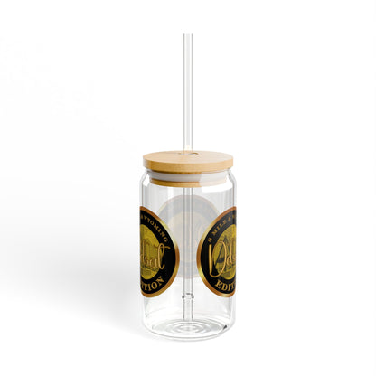 8 Mile & Wyoming Sipper Glass, 16oz