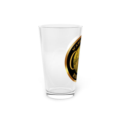 Washington Pint Glass, 16oz