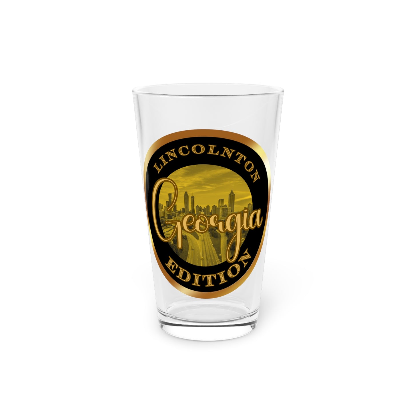 Lincolnton Pint Glass, 16oz