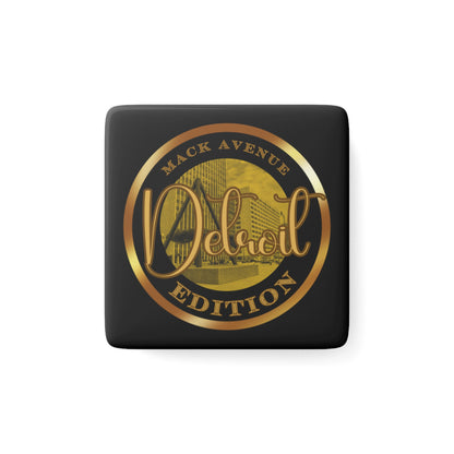 Mack Avenue Porcelain Magnet, Square
