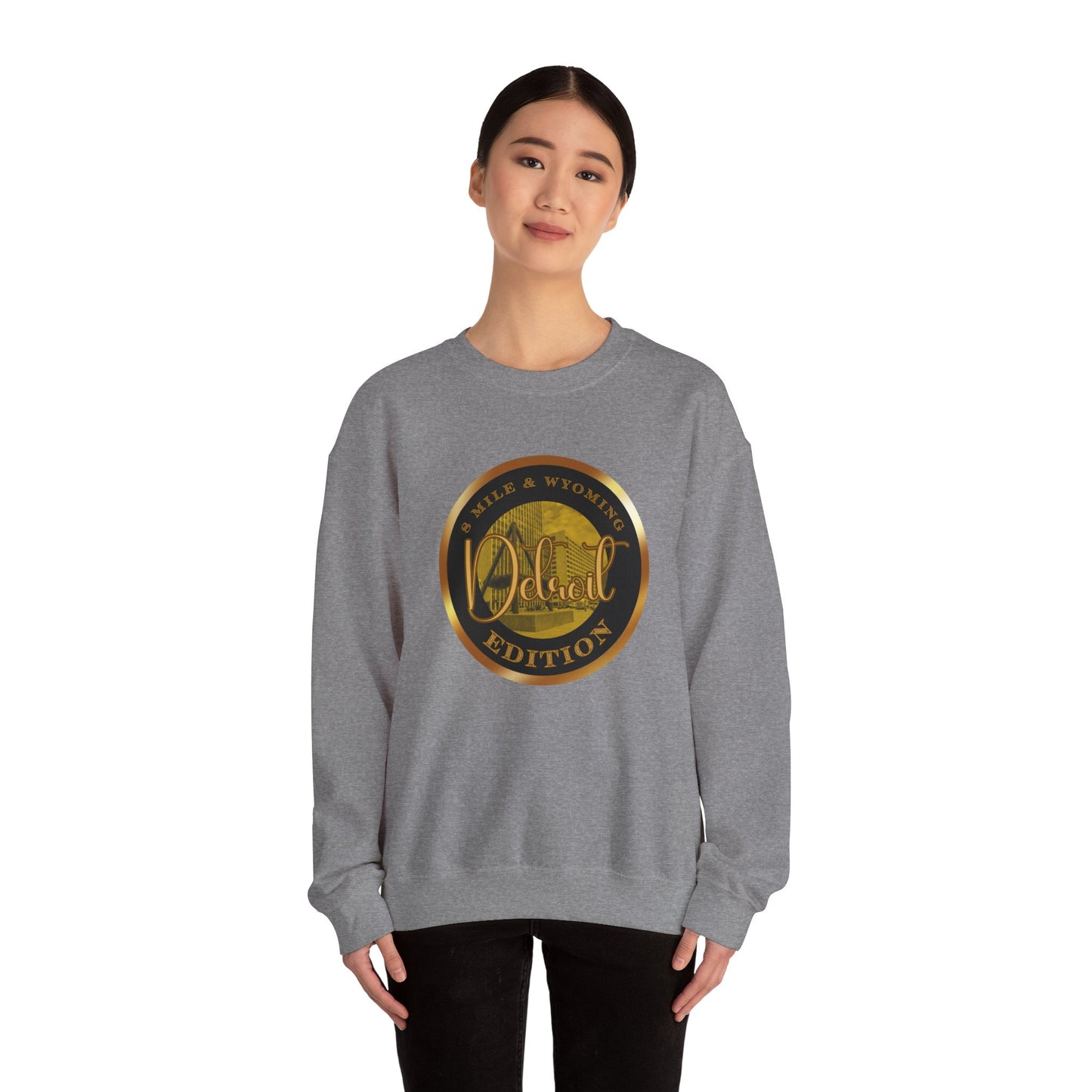 8 Mile & Wyoming Unisex Heavy Blend™ Crewneck Sweatshirt