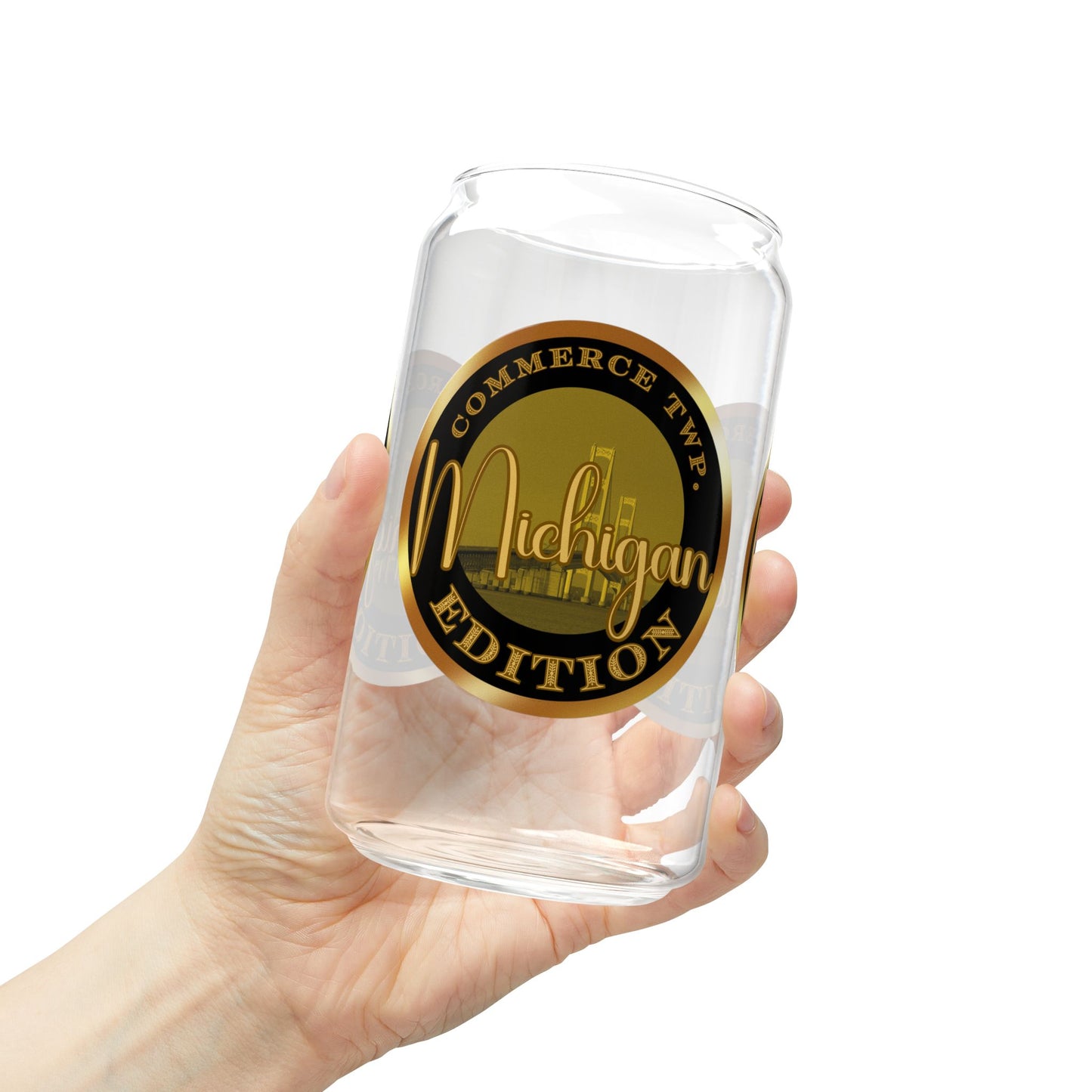 Commerce Twp. Sipper Glass, 16oz