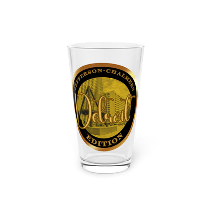 Jefferson Chalmers Pint Glass, 16oz