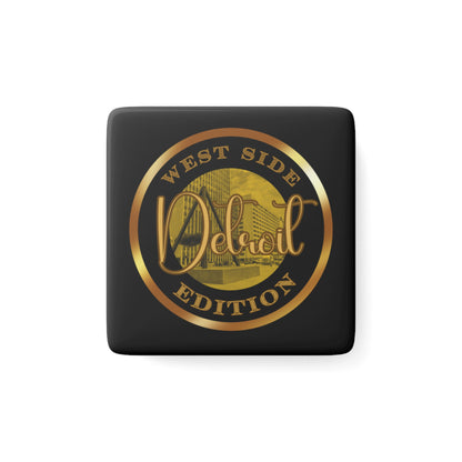 West Side Porcelain Magnet, Square