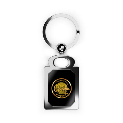 Lincolnton Rectangle Photo Keyring