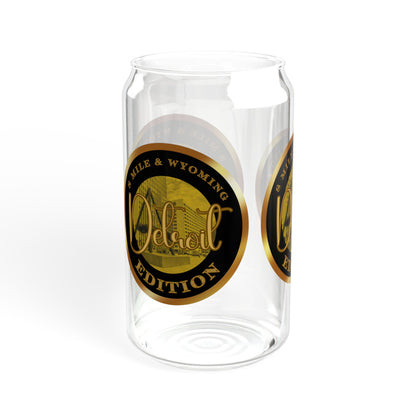 8 Mile & Wyoming Sipper Glass, 16oz