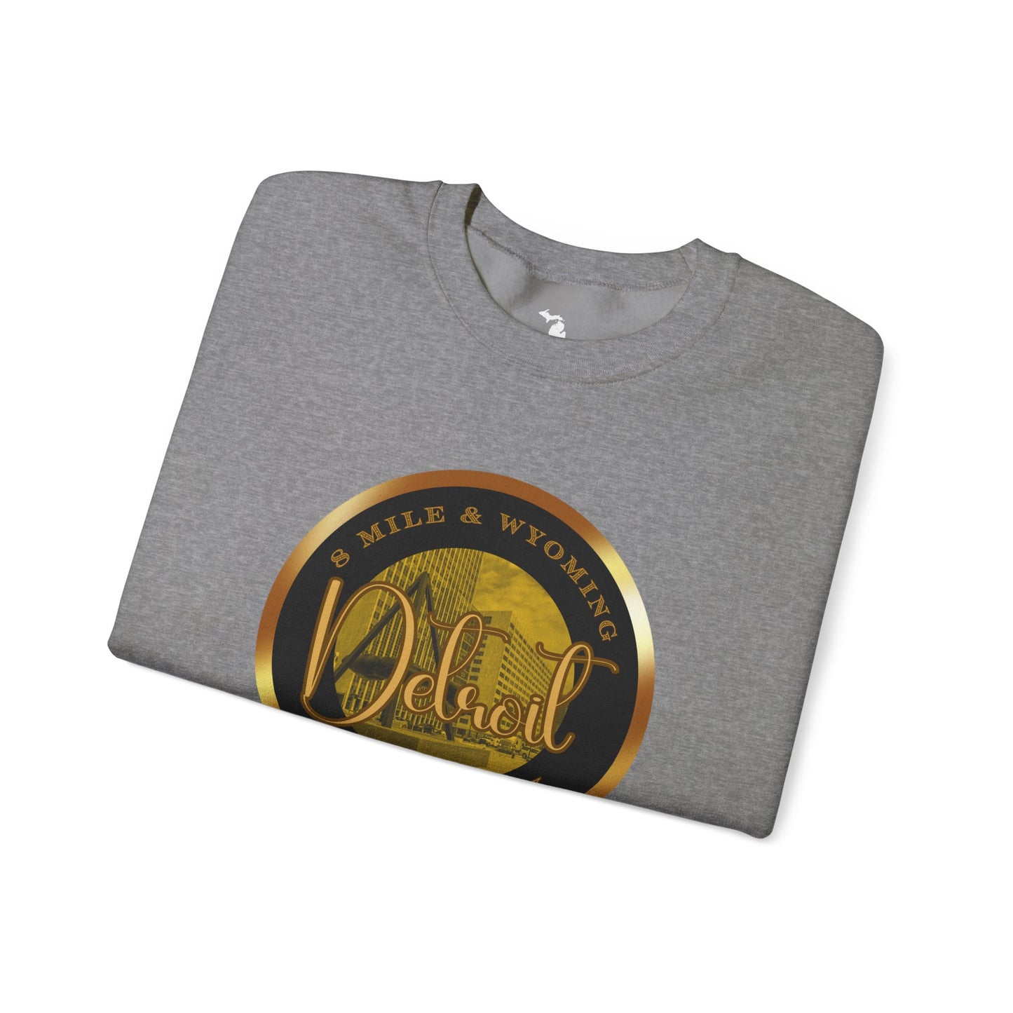 8 Mile & Wyoming Unisex Heavy Blend™ Crewneck Sweatshirt