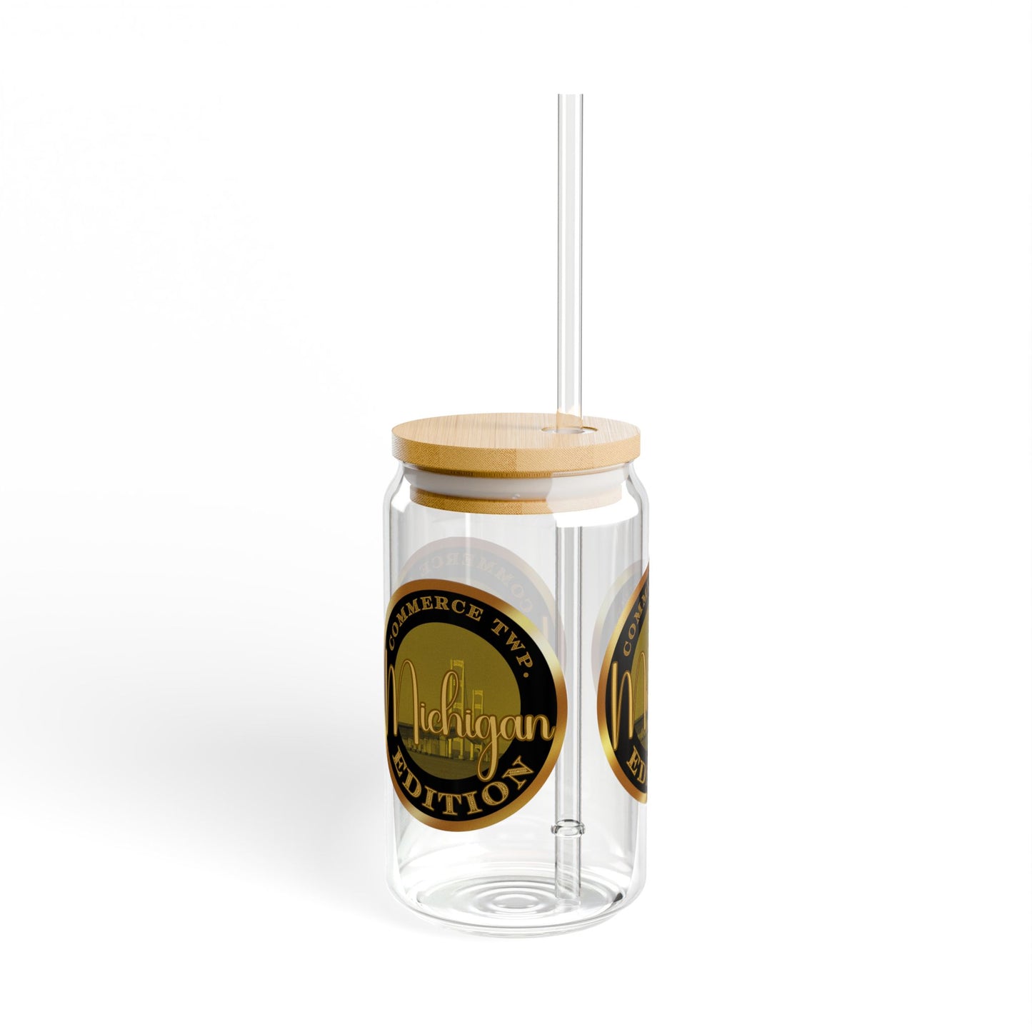 Commerce Twp. Sipper Glass, 16oz