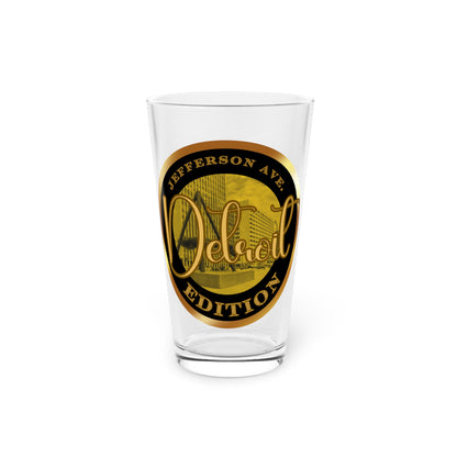 Jefferson Avenue Pint Glass, 16oz