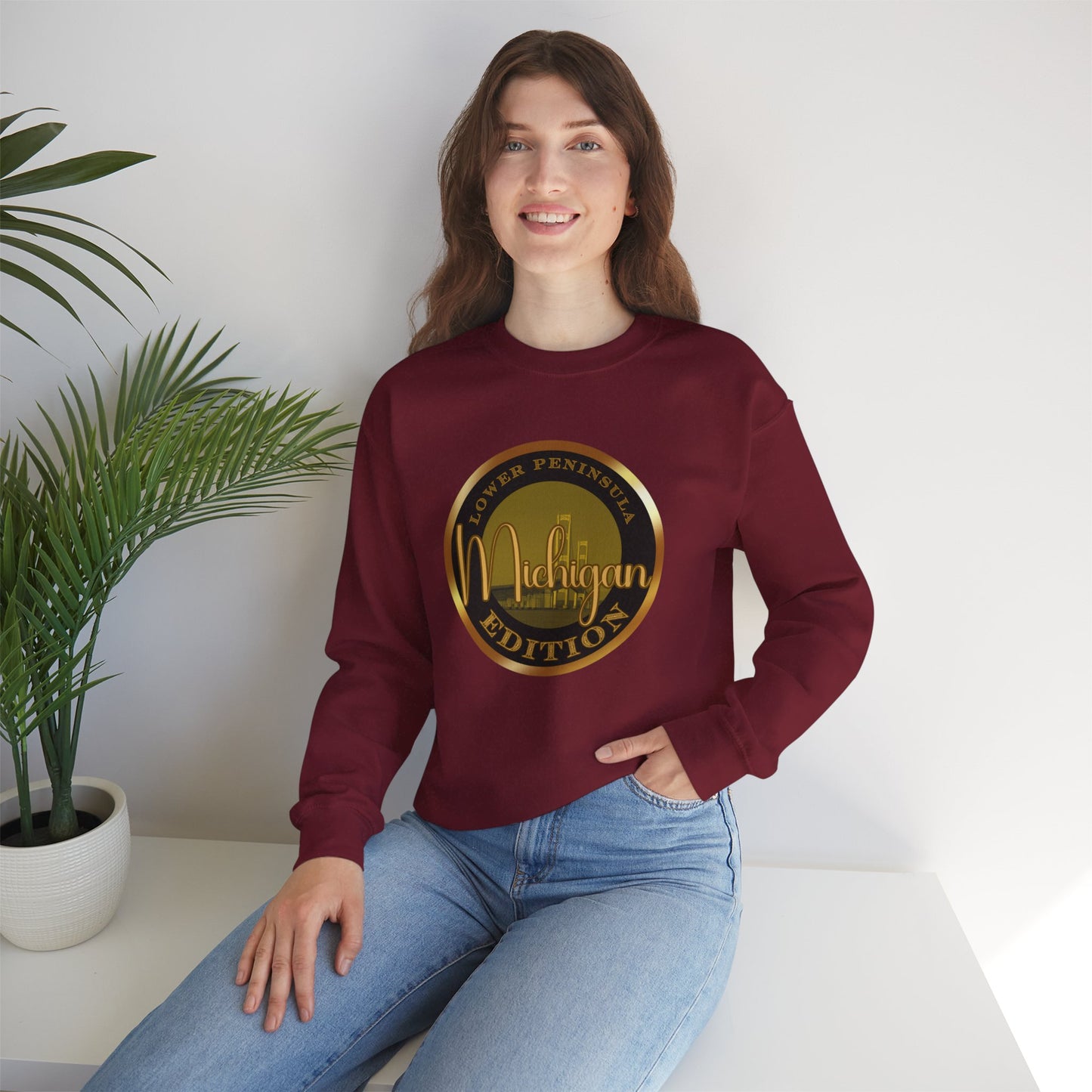 Lower Peninsula Unisex Heavy Blend™ Crewneck Sweatshirt
