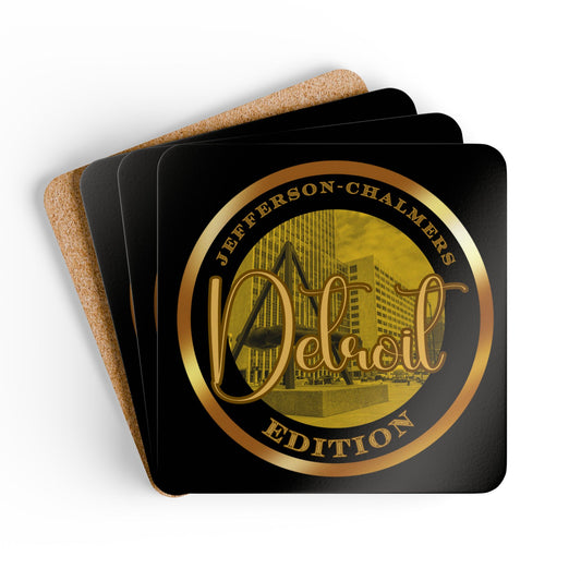 Jefferson Chalmers Corkwood Coaster Set