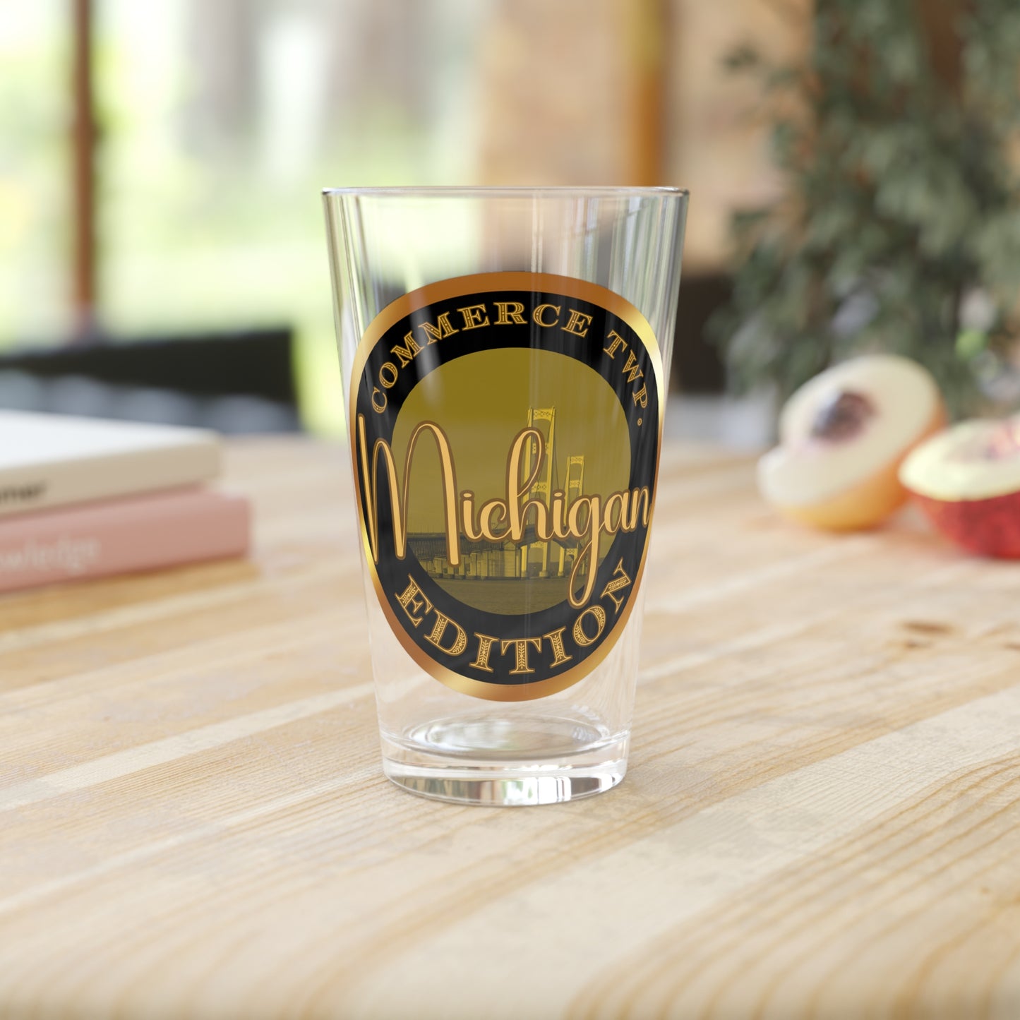 Commerce Twp. Pint Glass, 16oz