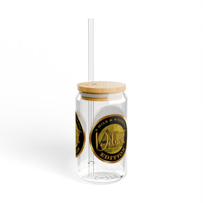 8 Mile & Wyoming Sipper Glass, 16oz