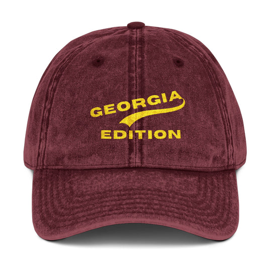 Georgia Vintage Cap (Embroidery)