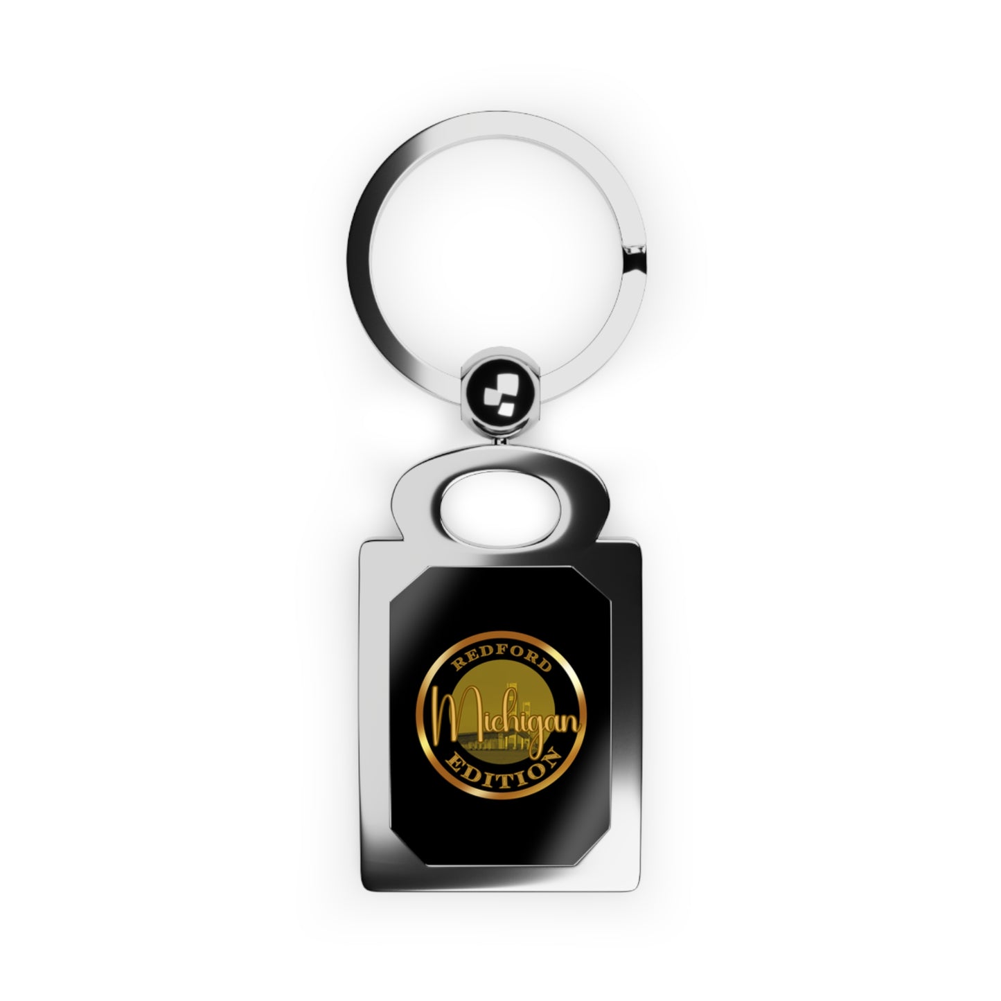 Redford Rectangle Photo Keyring