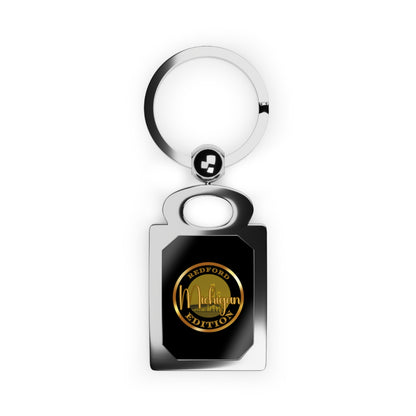 Redford Rectangle Photo Keyring