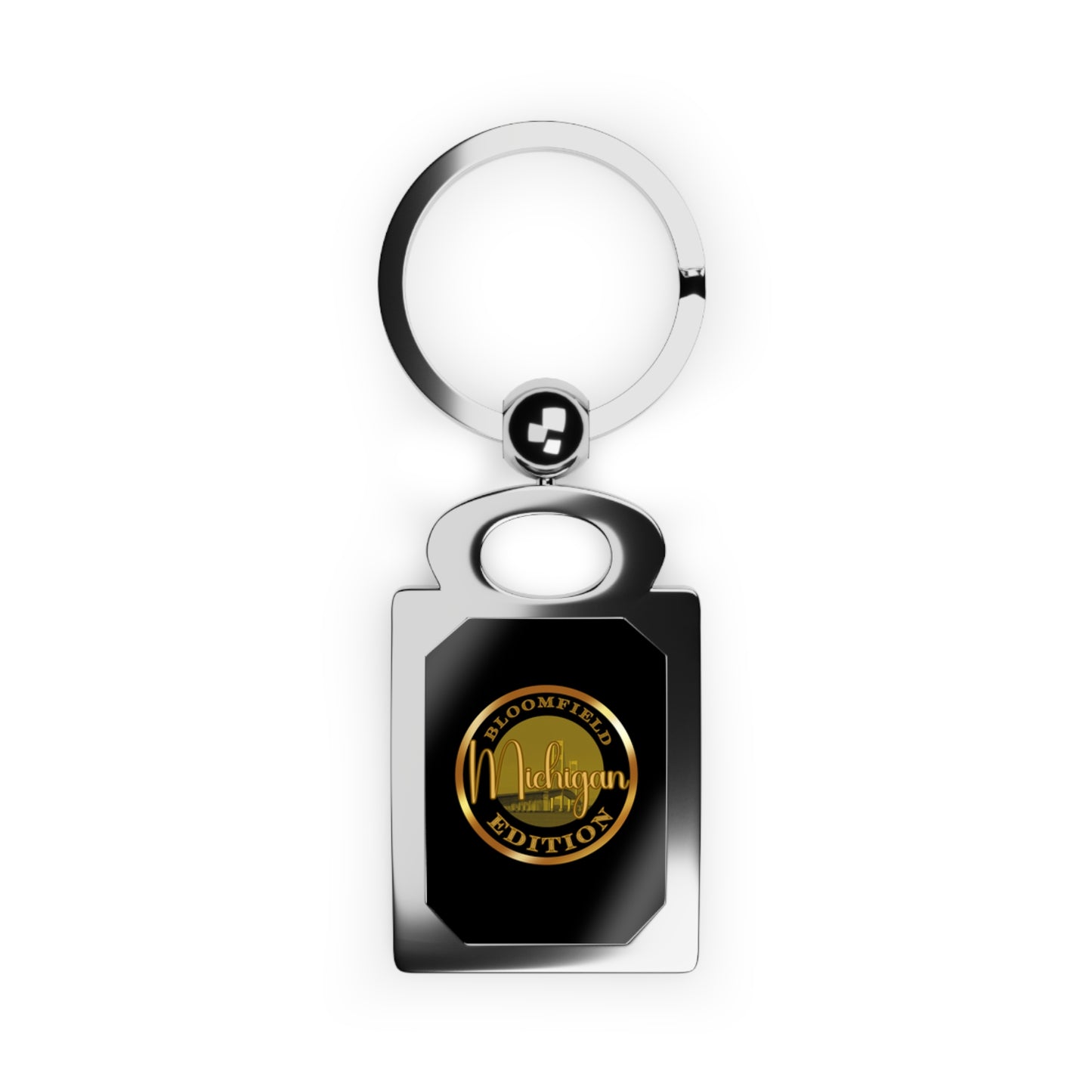 Bloomfield Rectangle Photo Keyring