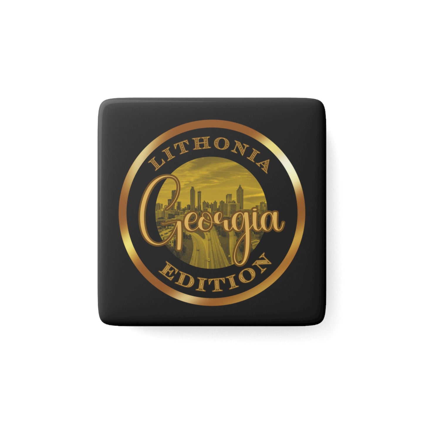 Lithonia Porcelain Magnet, Square
