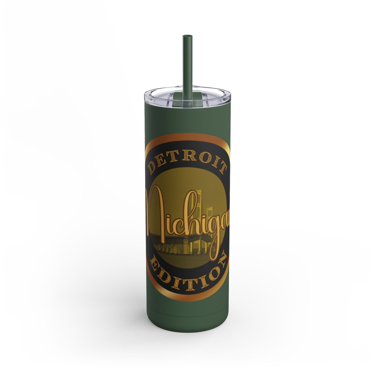Detroit Maars Maker Skinny Matte Tumbler, 20oz