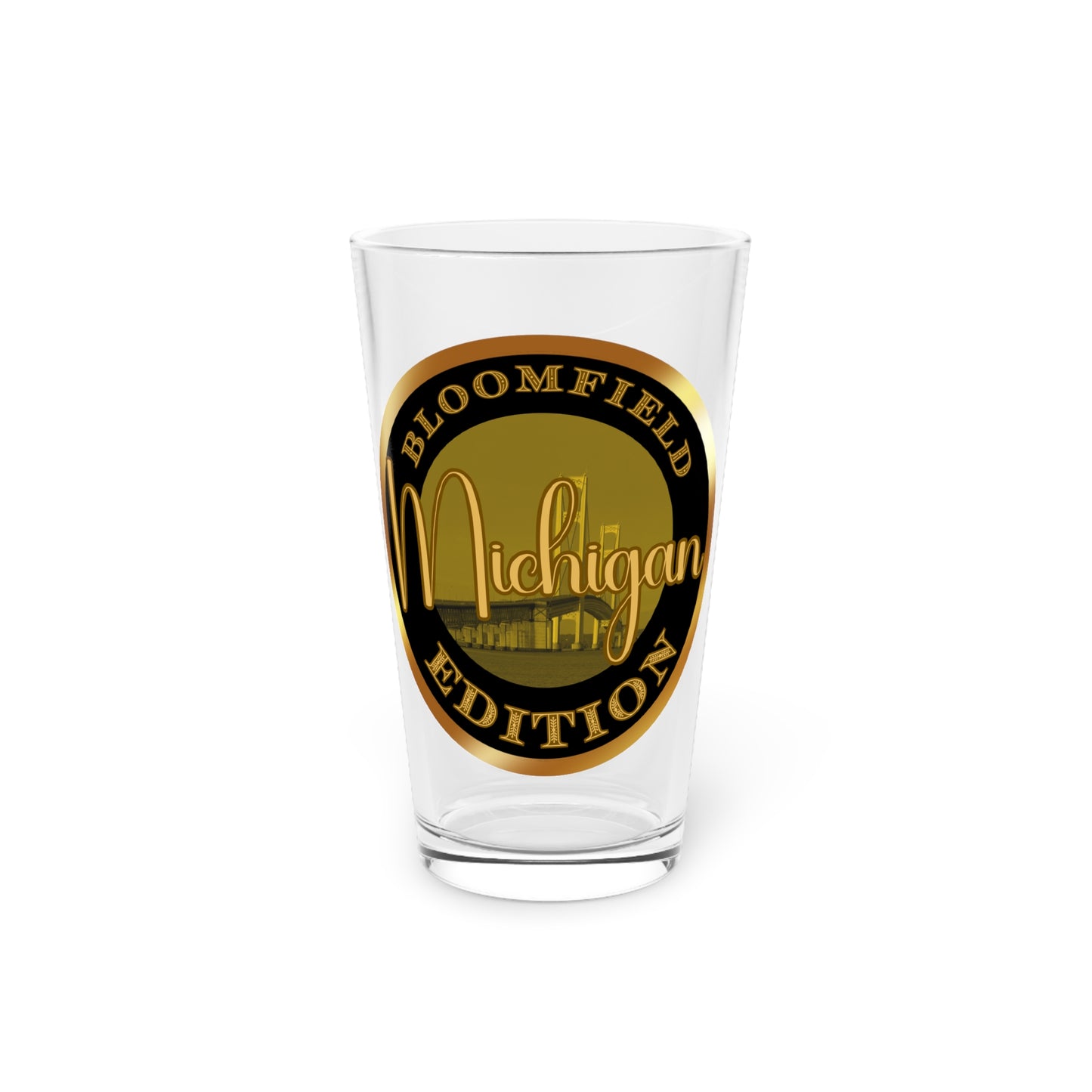 Bloomfield Pint Glass, 16oz