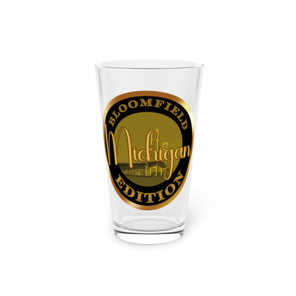 Bloomfield Pint Glass, 16oz